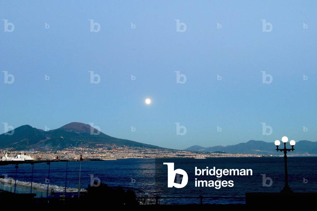 Vue du volca Vésuve à Naples (Golfe de Naples). ©AGN/Farabola/Leemage