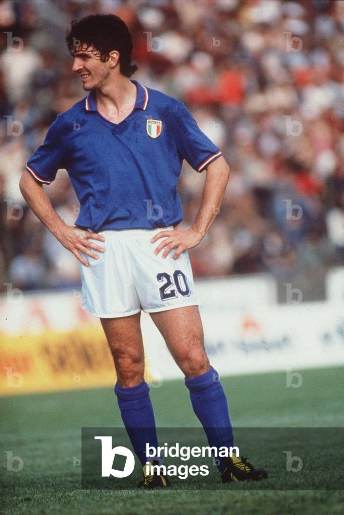 Paolo Rossi at the FIFA World Cup, Spain, 1982 (photo)