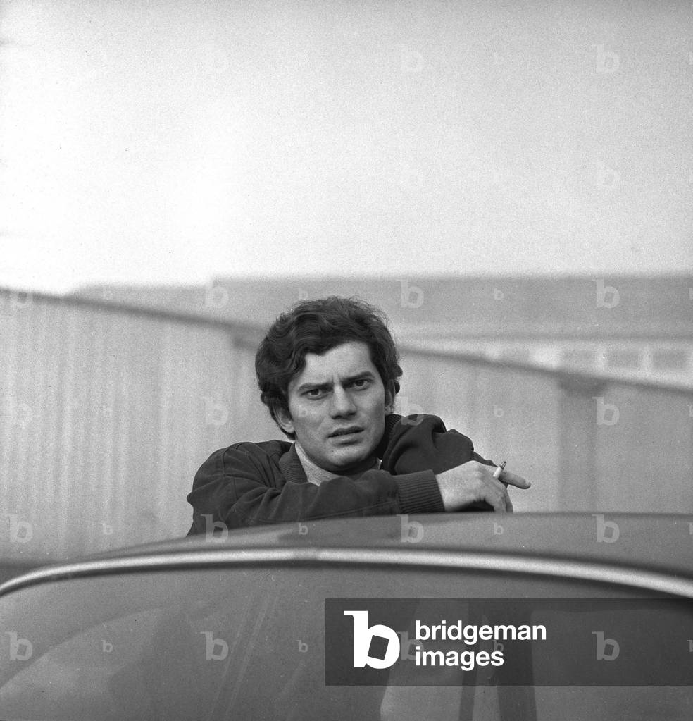 Luigi Tenco, Milan, 1966 (b/w photo)