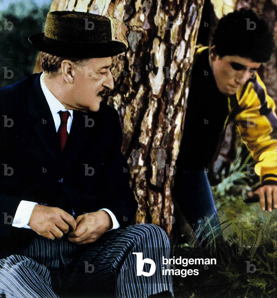 Toto et Ninetto Davoli dans une scene du filme 