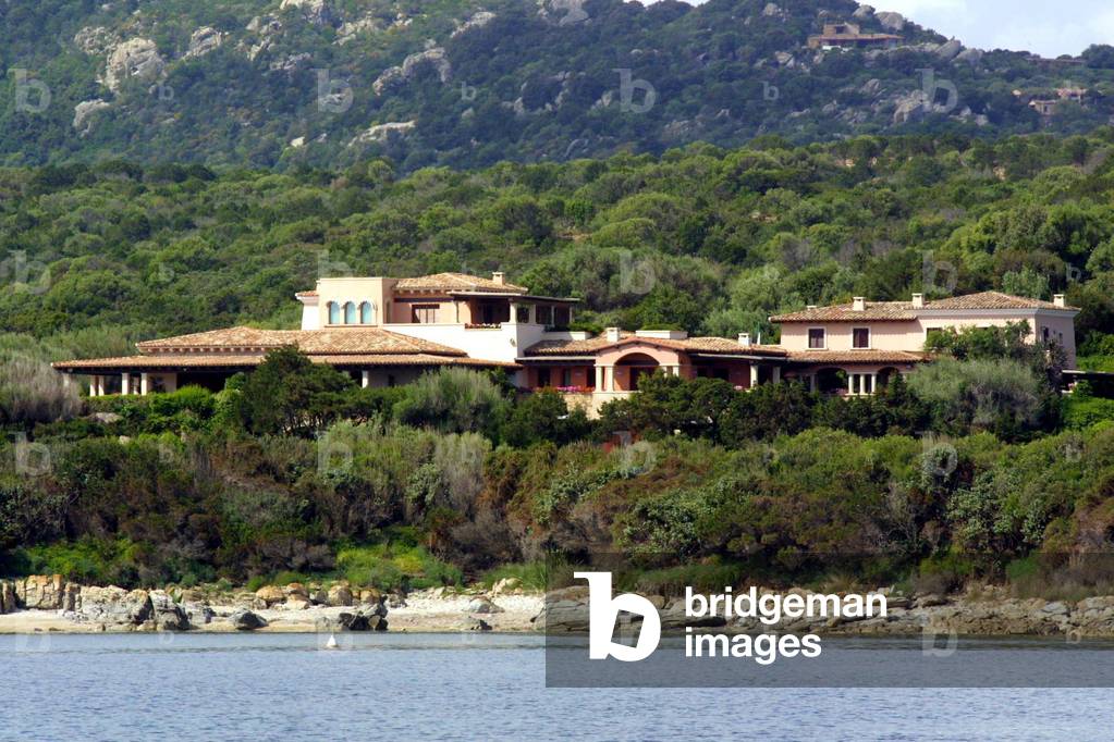 View of the villa “Certosa”, Porto Cervo, Sardinia (photo)