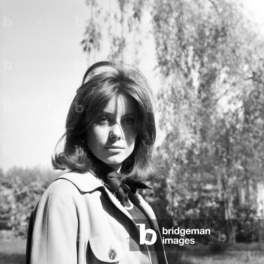Catherine Deneuve (b/w photo, 1961)