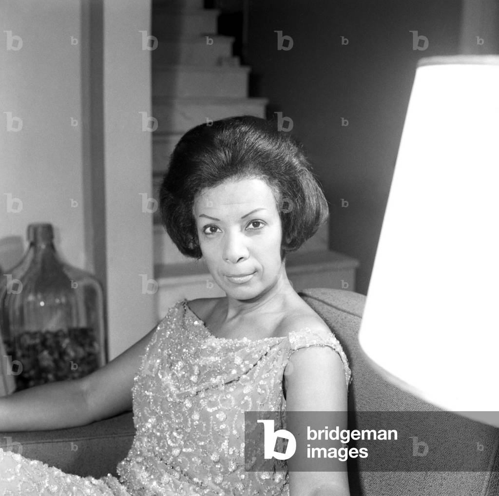 Elizeth Moreira Cardoso, Rio De Janeiro, Brazil, 1964 (b/w photo)