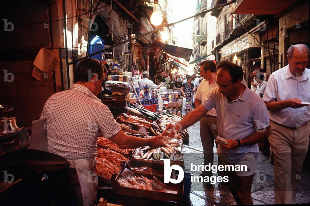 Palerme, le marché de la Vucciria Photo Virga © Farabola/ Leemage