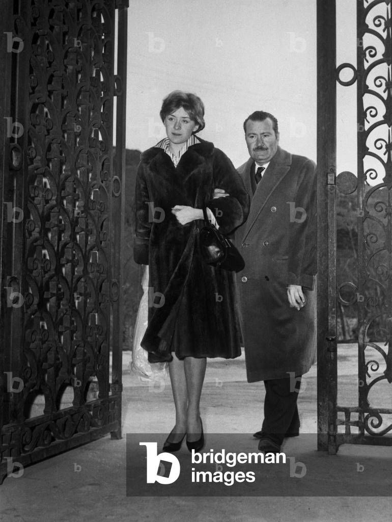 Vittorio Mussolini and his daughter