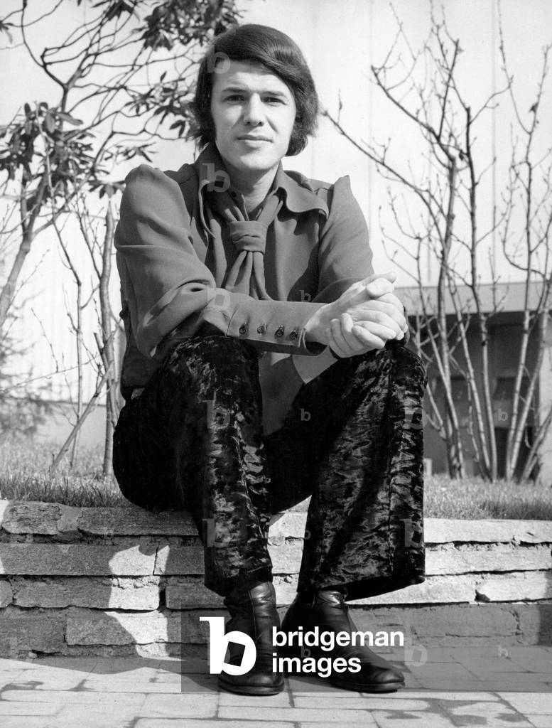 Salvatore Adamo, 1970s (b/w photo)