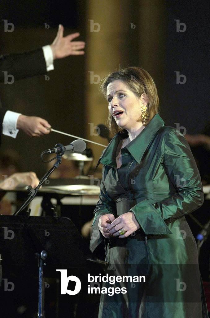 Renée Fleming au Festival de Spoleto le 08/07/01, Italie.