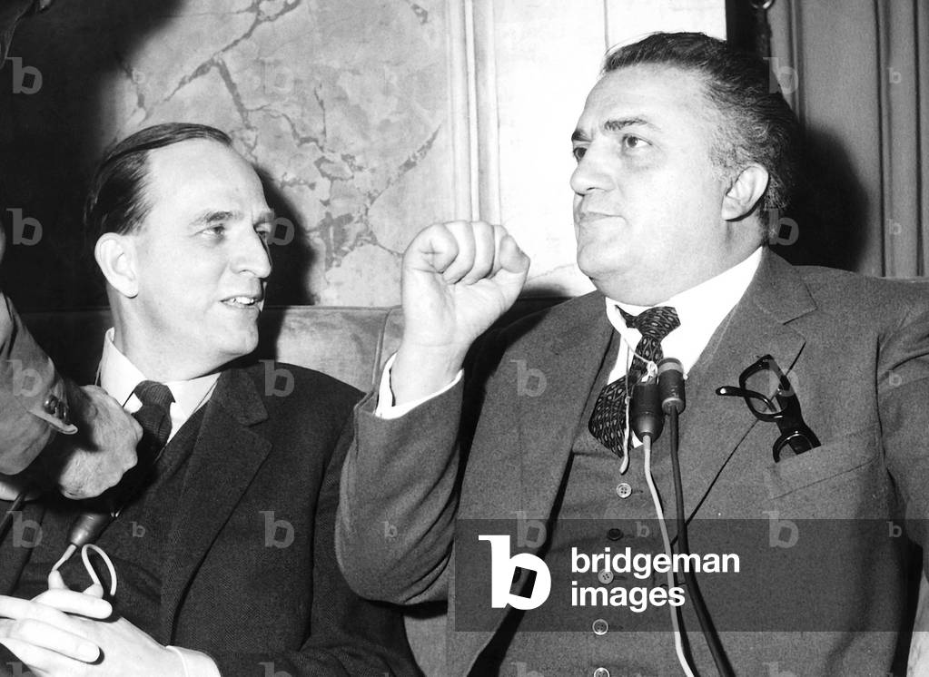 Ingmar Bergman and Federico Fellini announce their plan to make the film 