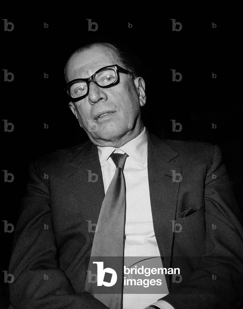 Senatore Borletti, 1960s (b/w photo)