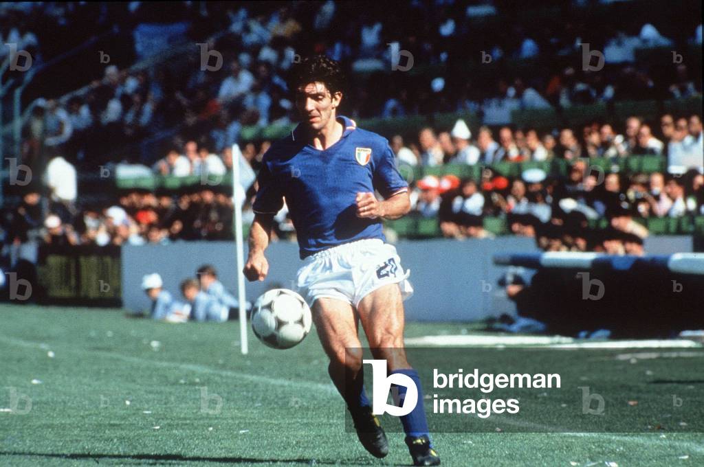 Paolo Rossi at the FIFA World Cup, Spain, 1982 (photo)