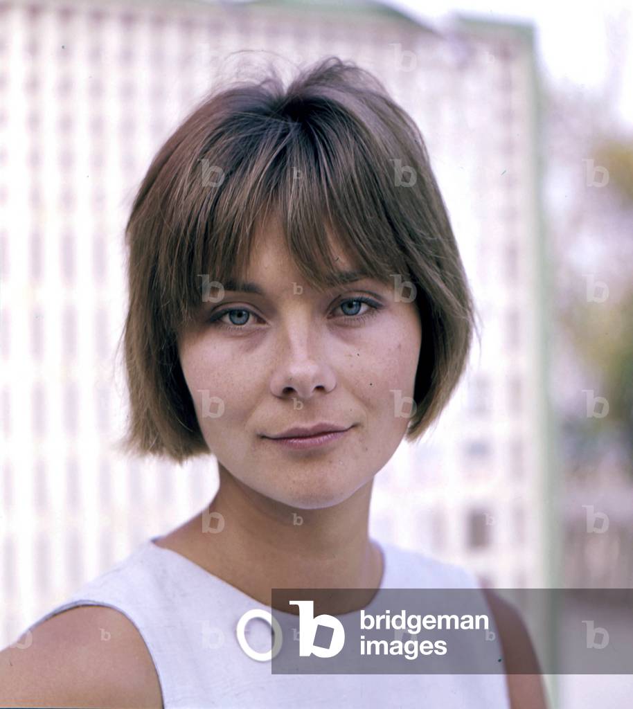 Annees 1970. Portrait de l'actrice francaise Macha Meril.