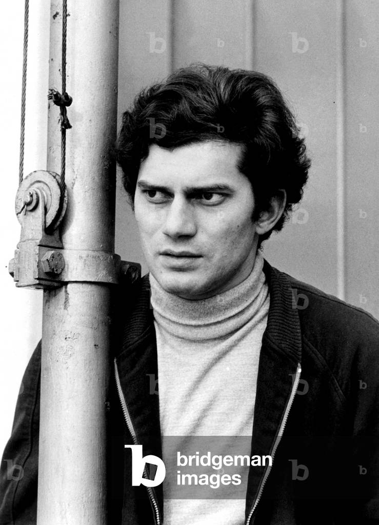 Luigi Tenco, Milan, 1966 (b/w photo)