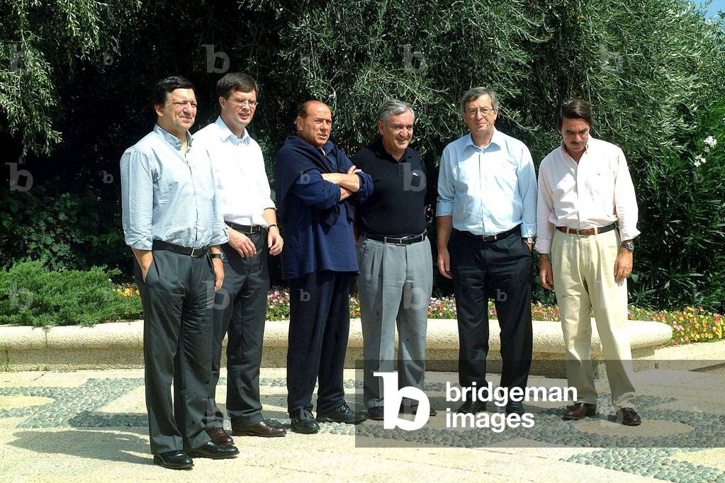 G8 memebers in Porto Cervo, Italy, 2002 (photo)