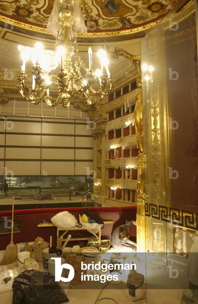Restoration of the Teatro Alla Scala, Milan 06 /11/2004 (photo)