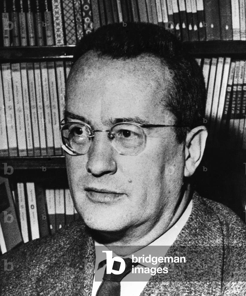 The German writer Alfred Andersch (b/w photo)