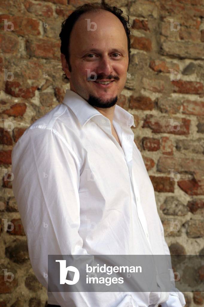 Mantoue, 11/09/2003. Portrait de l'ecrivain Jeffrey Eugenides. Photo Cipriani © Farabola/ Leemage