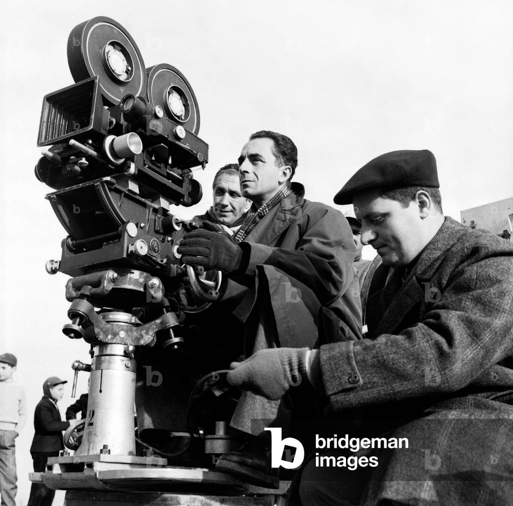 Michelangelo Antonioni, Ferrara, Italy, 1956 (b/w photo)