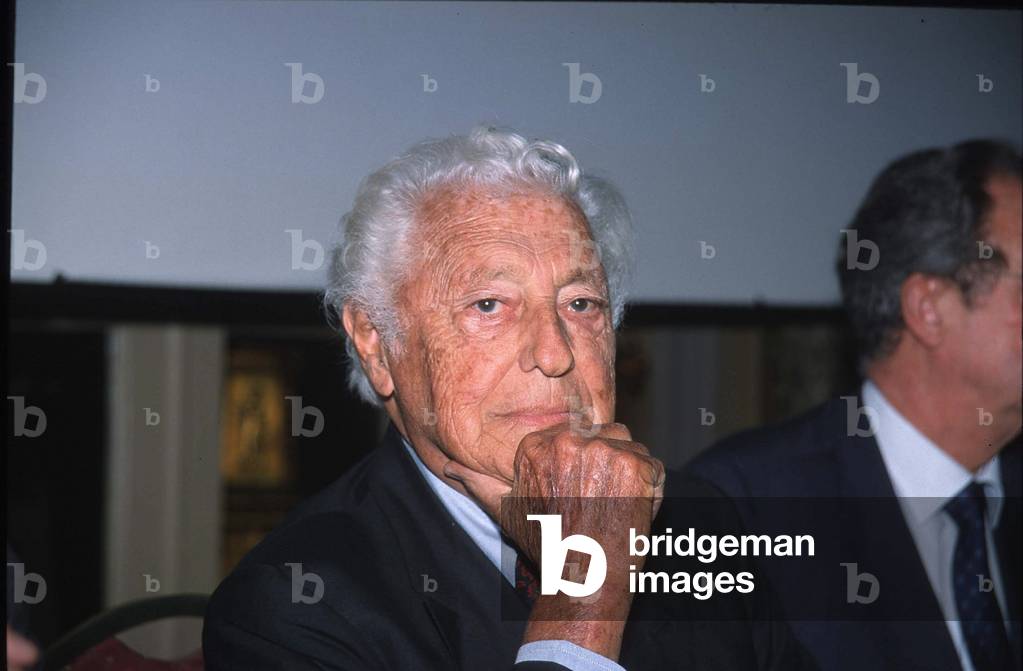 Giovanni dit Gianni Agnelli (1920-2003), ROME, le 6/10/2001.