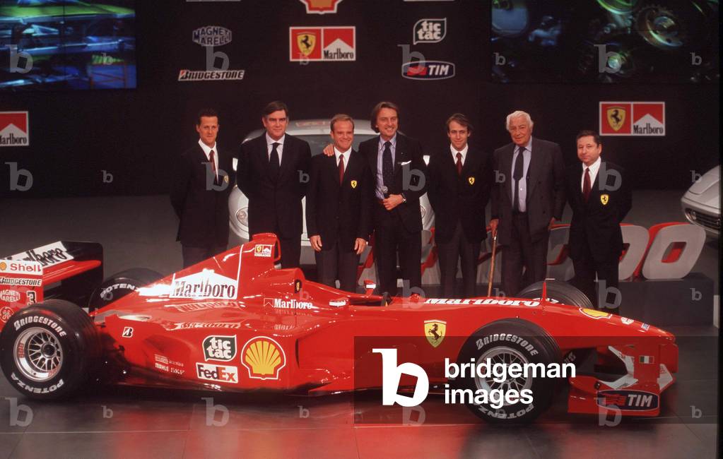 Presentation of the new Ferrari F1-2000, Maranello, 2000 (photo)