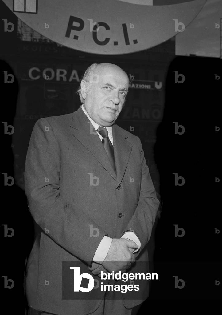 Altiero Spinelli, 1976 (b/w photo)