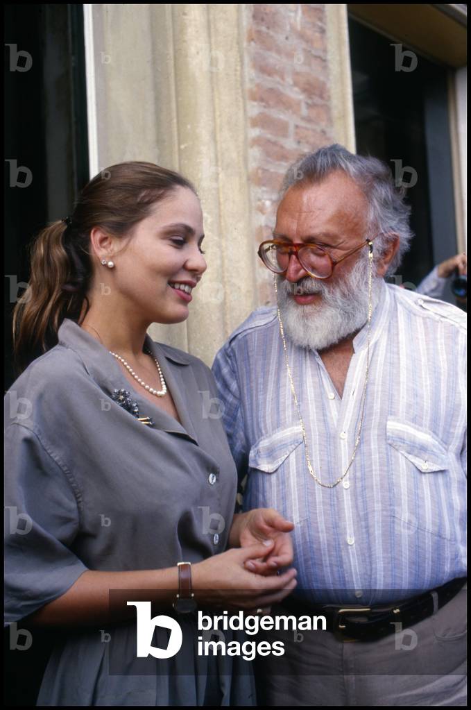Ornella Muti and Sergio Leone, 1980 (photo)