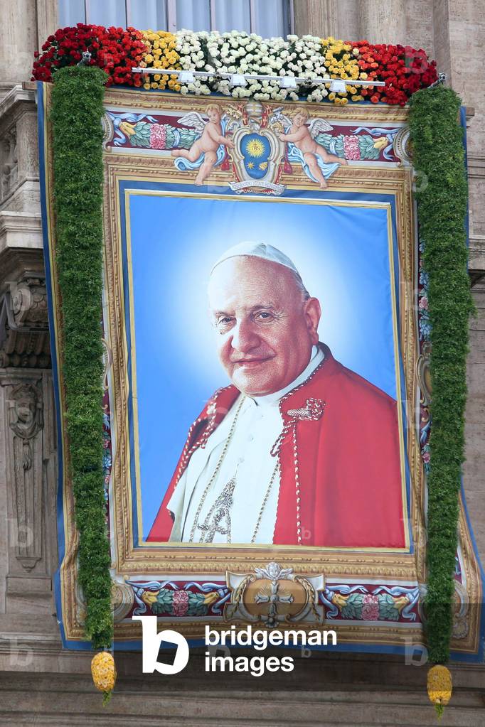 The Canonization of Pope John XXIII and Pope John Paul II' by Pope Francis in St. Peter's Square, Vatican City, 2014 (photo)