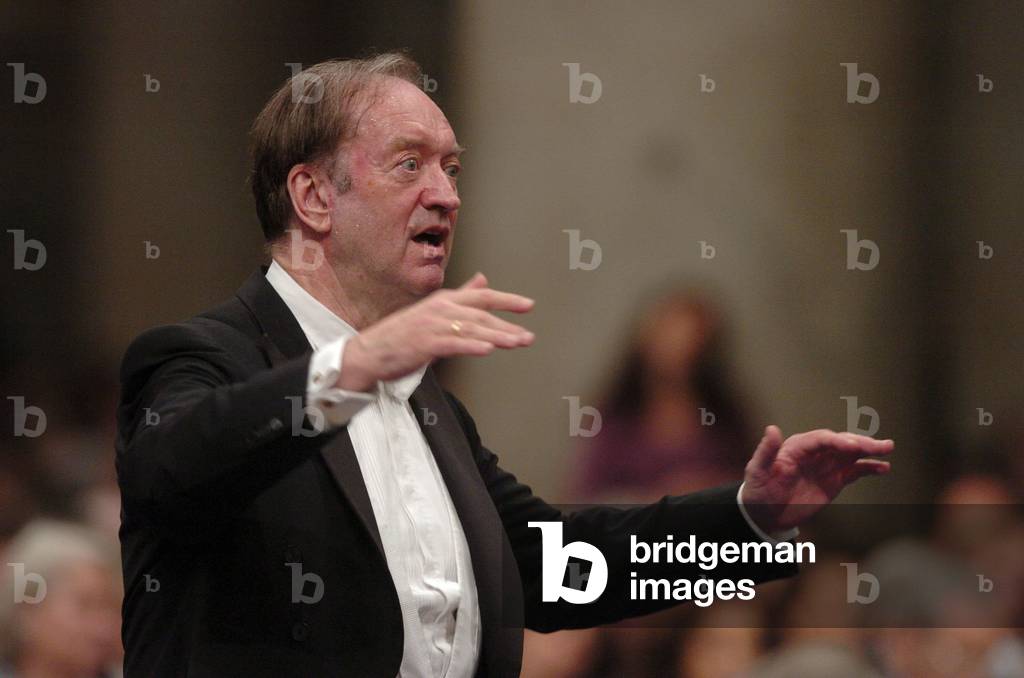 Nikolaus Harnoncourt at the International festival of sacred music and art in Basilica of Saint Paul Outside the Walls, Rome, 2003 (photo)