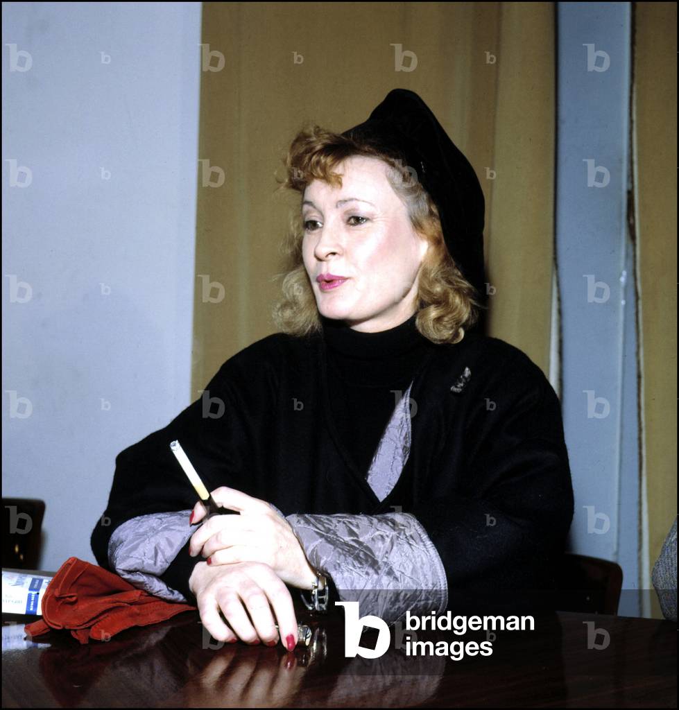Portrait d'Ingrid Caven, 1984.