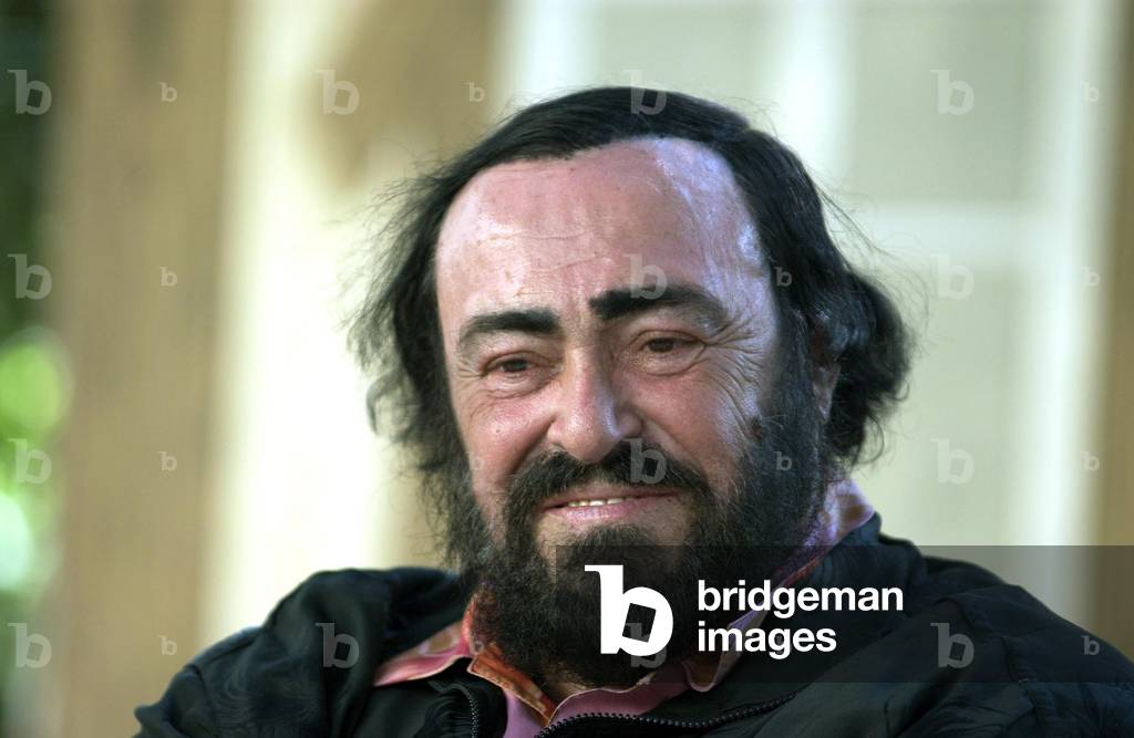 Luciano Pavarotti at the 