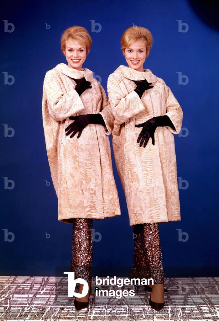 Les soeurs jumelles Alice et Ellen Kessler dans les années 1950. 
