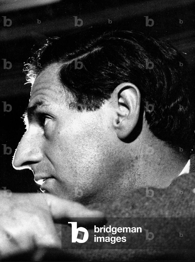Gian Carlo Menotti (1911-2007), composer, at the Festival of the Two Worlds, Spoleto, June 16 1961