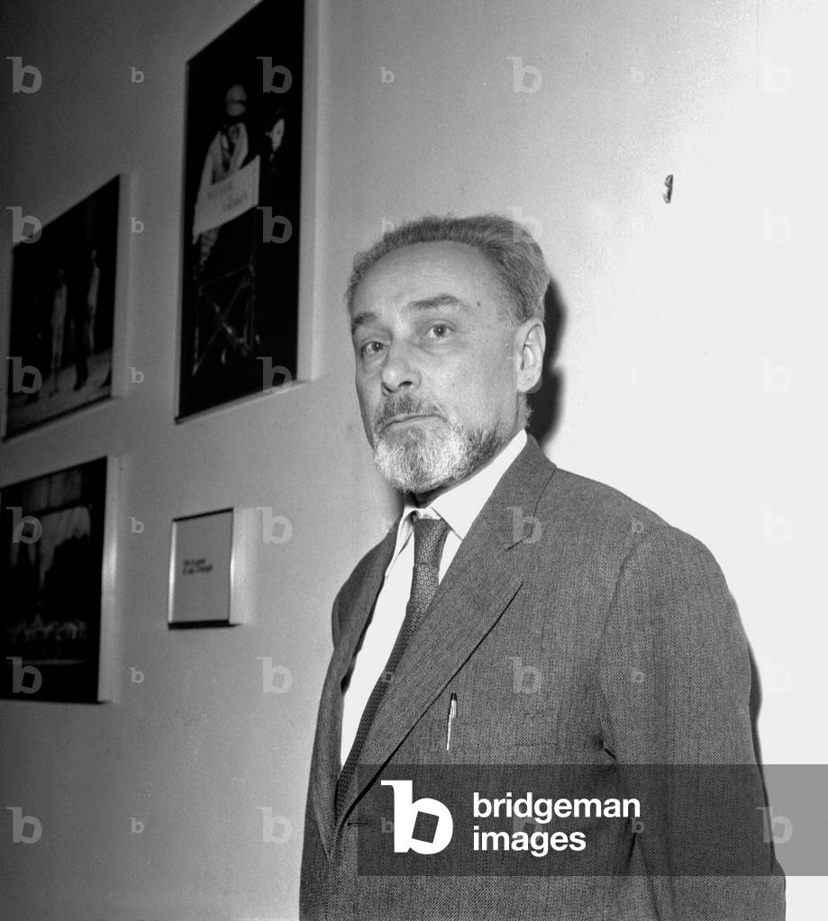 Primo Levi, 1976 (b/w photo)