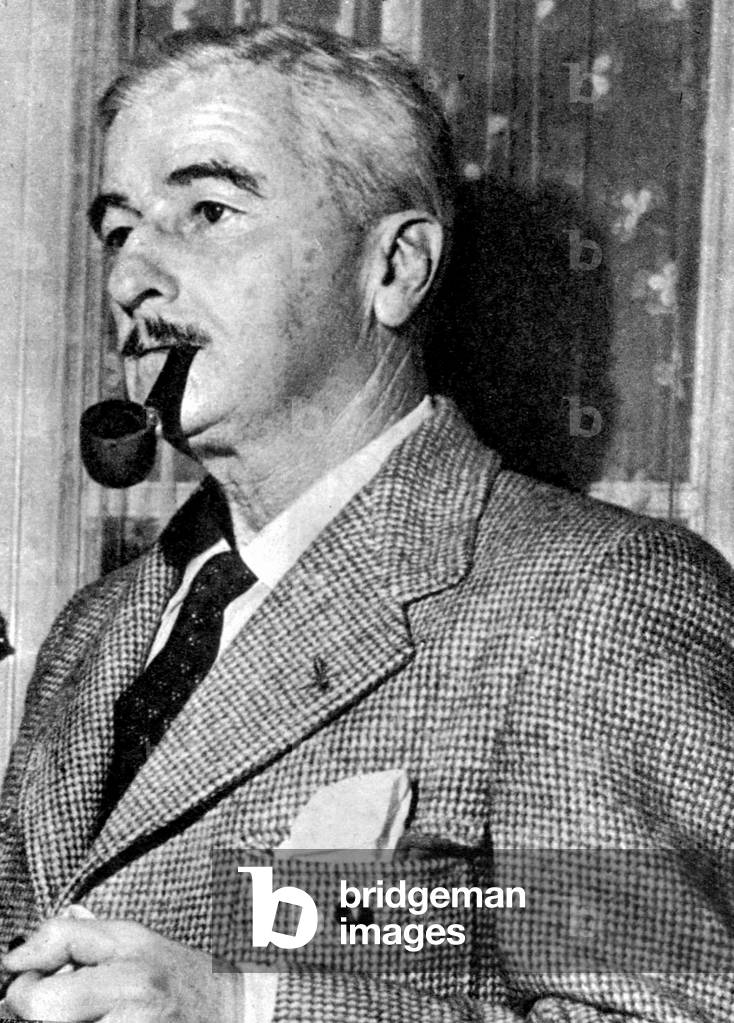 William Faulkner, c.1940s (b/w photo)