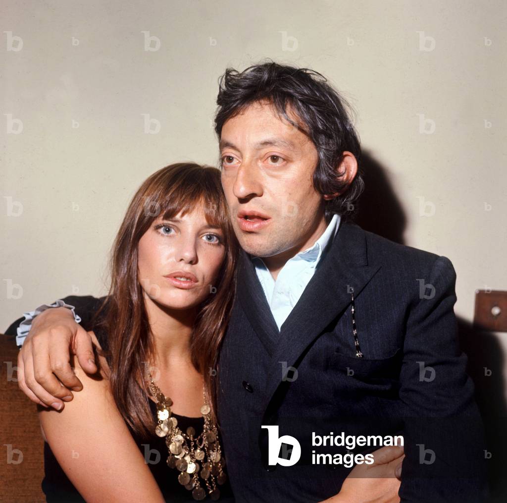 Jane Birkin and Serge Gainsbourg, 1960s (photo)