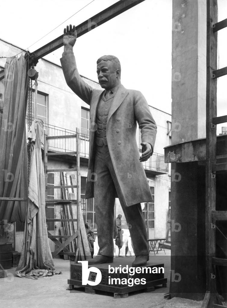 The statue of Theodore Roosevelt