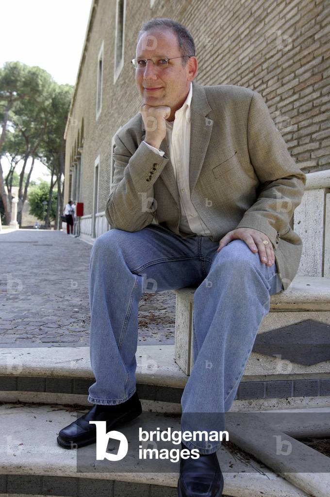 Rome, 30/05/2005. Portrait de l'ecrivain americain David Leavitt 