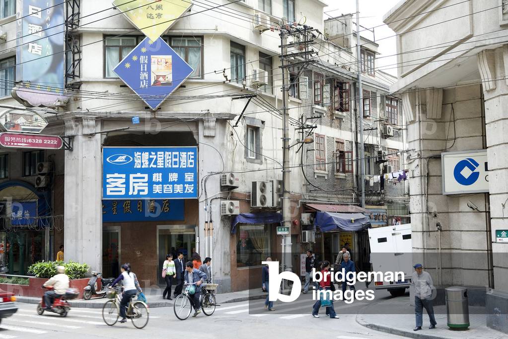 Huangpu (Puxi) district in Shanghai, China.