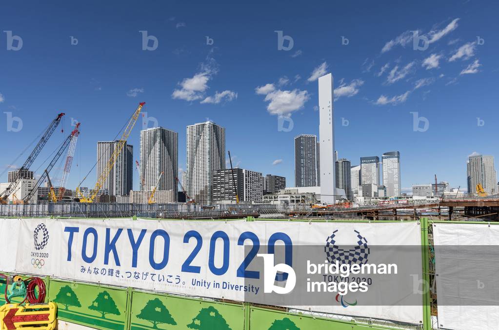tokyo, olympics games tokyo 2020, olympics venues, olympics venues, tokyo bay, tokyo bay, olympic village construction area, ariake Minami district