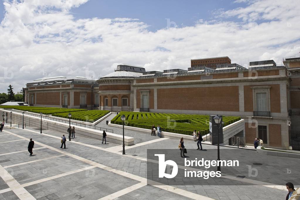 The extension of the Museo del Prado in Madrid (Spain). Architects of the Museum, in 1808: Juan de Villanueva, in 1918, renovated by Antonio Lopez Aguado and in 2005, extended by Rafael Moneo.