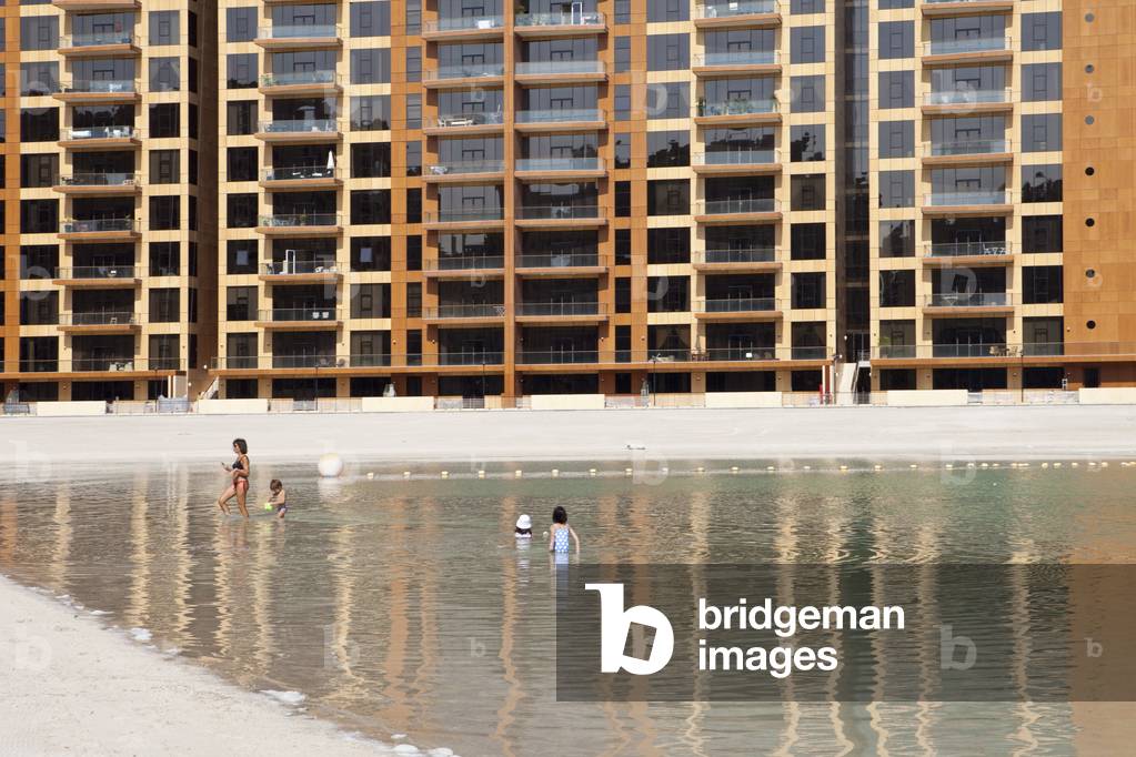 Palm Jumeirah Island in Dubai, United Arab Emirates.