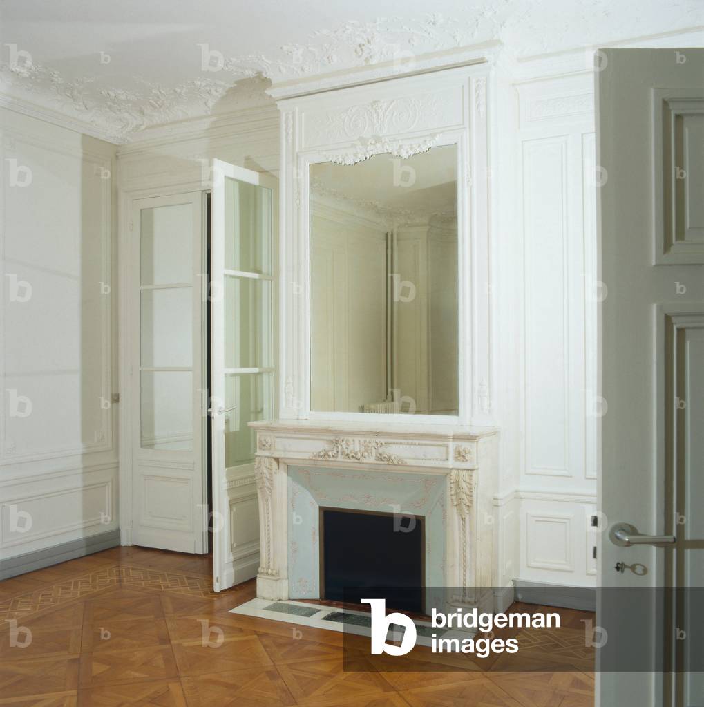 Interior of a Haussmann building in Paris.