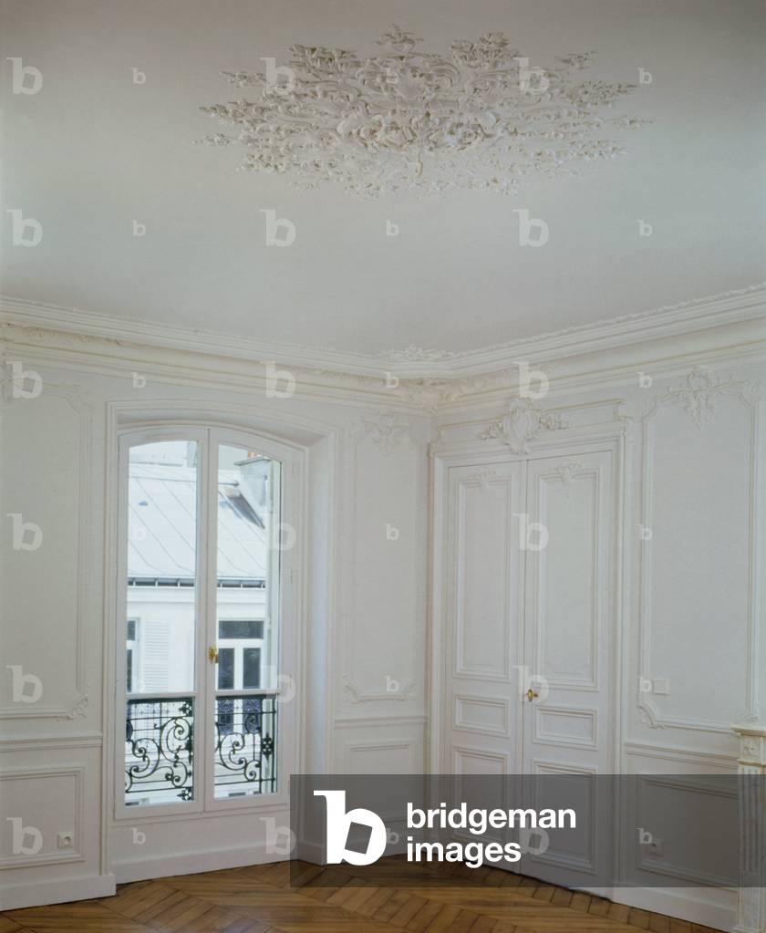 Interior of a Haussmann building in Paris.