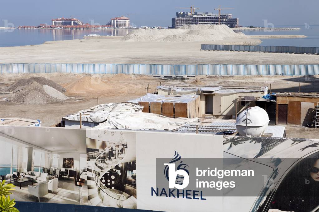 Palm Jumeirah Island in Dubai, United Arab Emirates.