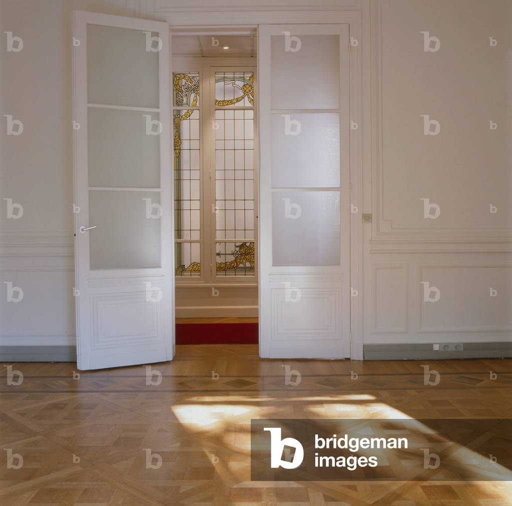 Interior of a Haussmann building in Paris