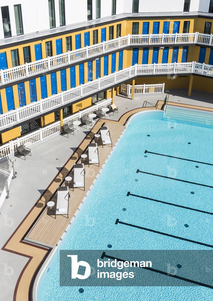 The Molitor pool reopened on 19 May 2014 after two years of work, photo taken in 2014 (photo)