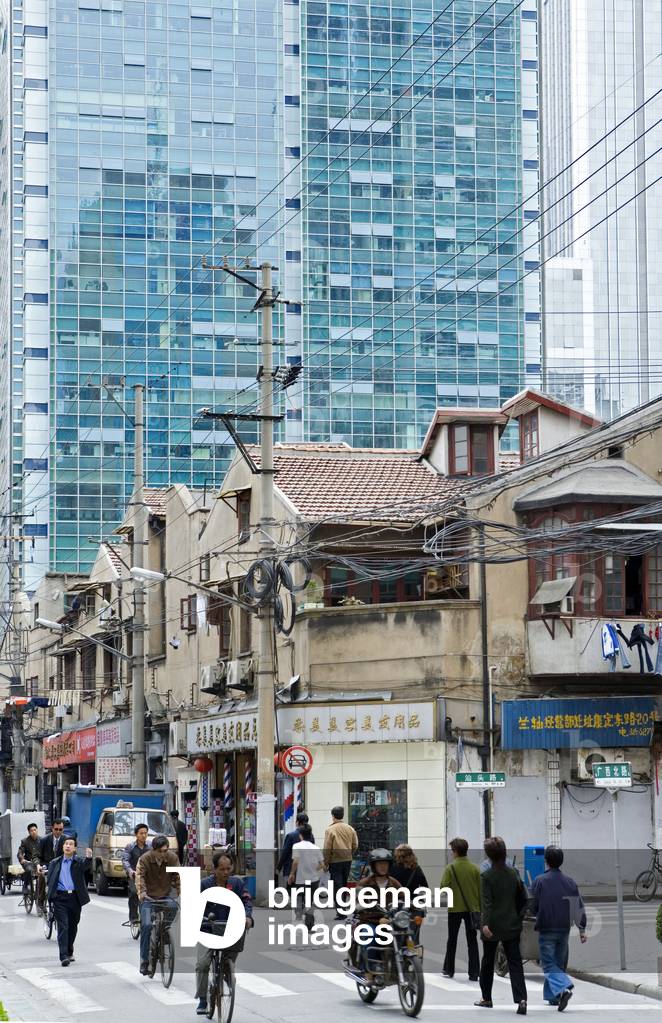 Huangpu (Puxi) district in Shanghai, China.