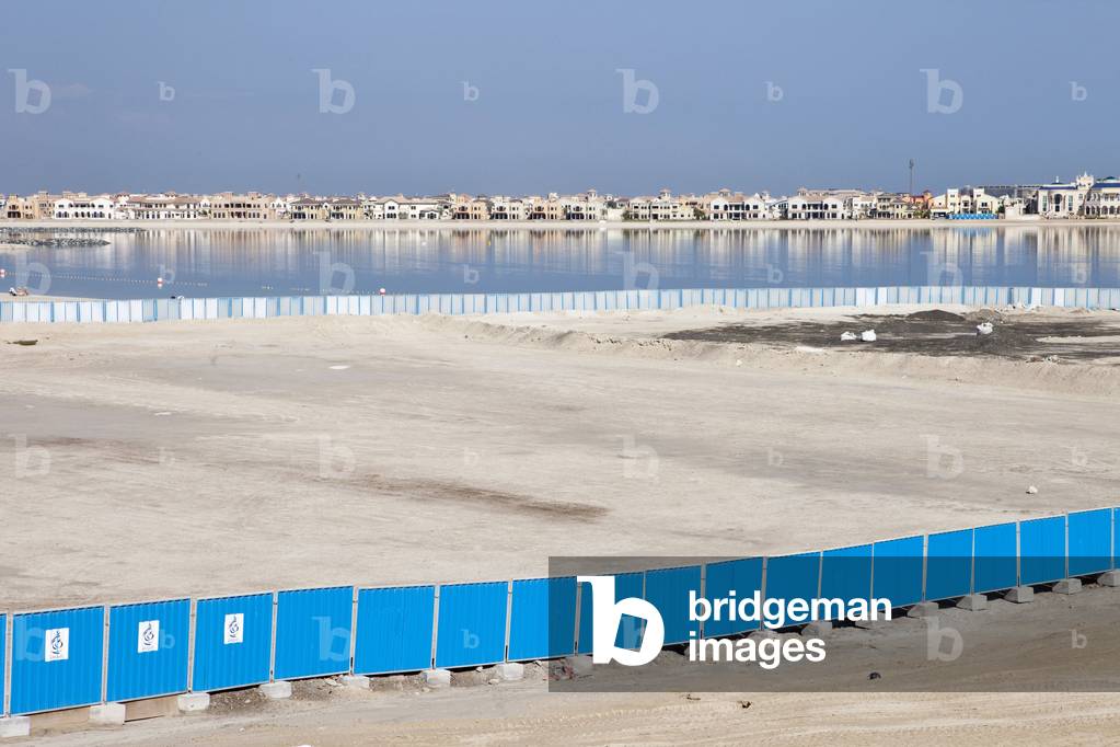 Palm Jumeirah Island in Dubai, United Arab Emirates.