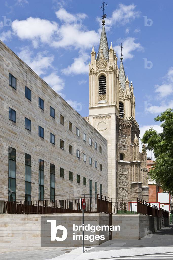 The extension of the Museo del Prado in Madrid (Spain). Architects of the Museum, in 1808: Juan de Villanueva, in 1918, renovated by Antonio Lopez Aguado and in 2005, extended by Rafael Moneo.