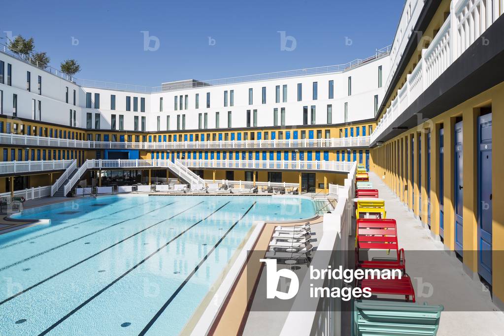 The Molitor pool reopened on 19 May 2014 after two years of work, photo taken in 2014 (photo)