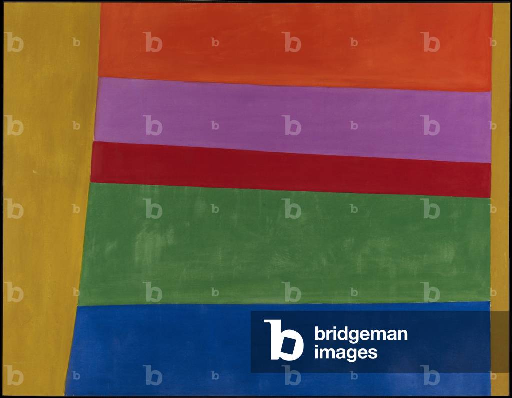 Dazzle Red, 1965 (oil on canvas)